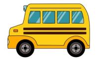 How to draw a School Bus