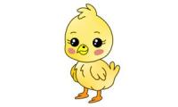 How to draw a chick