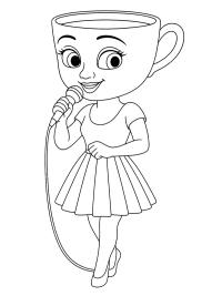 Ballerina Cappuccina sings