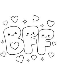 Cute BFF Letters