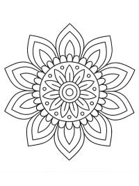 Flower mandala