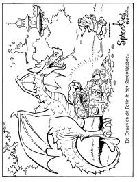 The dragon and the fakir in the fairy tale forest