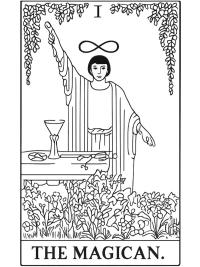 The Magician tarot card