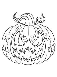 Evil Halloween Pumpkin