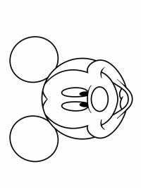 Face of mickey mouse