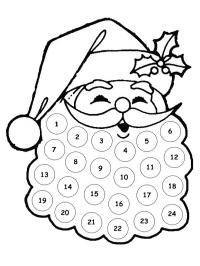 Santa Claus Advent Calendar