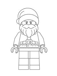 LEGO Santa Claus character