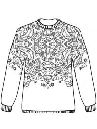 Mandala Christmas sweater