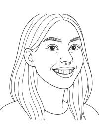 Girl with nose piercing