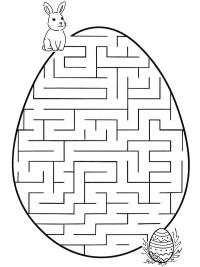 Easter egg maze