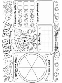 Pizza placemat