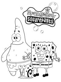 SpongeBob, Patrick Star and Gary the Snail