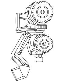 Tractor with front loader