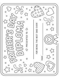 Father's Day Certificate