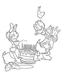 Birthday cake Donald Duck