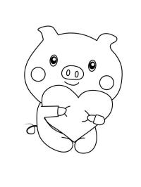 Pig in love
