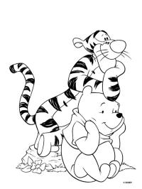 Winnie the pooh and Tigger