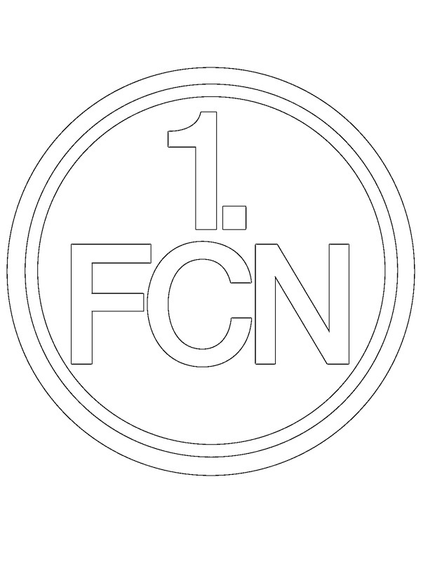 1. FC Nürnberg Colouring page