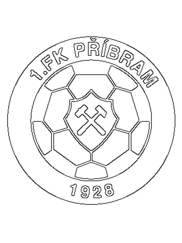 1. FK Příbram Colouring page