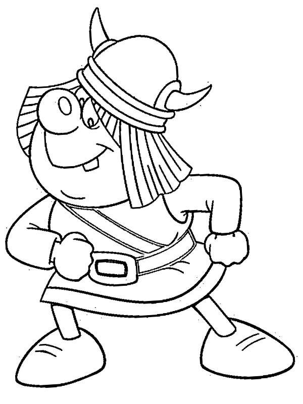 Sven (Vickie the Viking) Colouring page