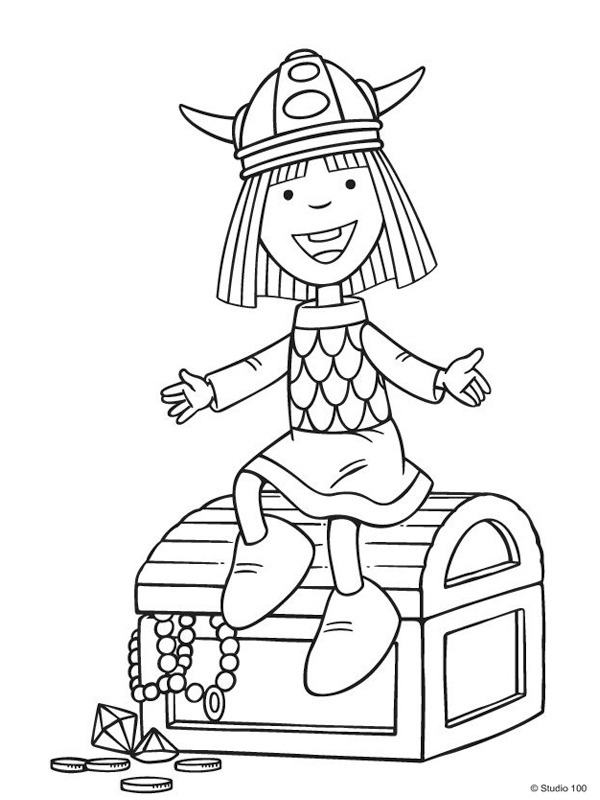 Vicky Colouring page