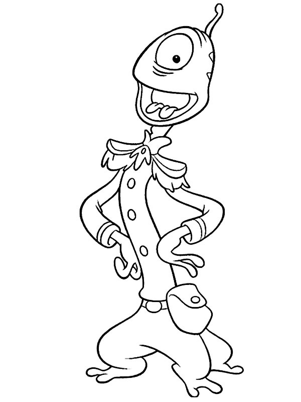 Agent Wendy Pleakley Colouring page