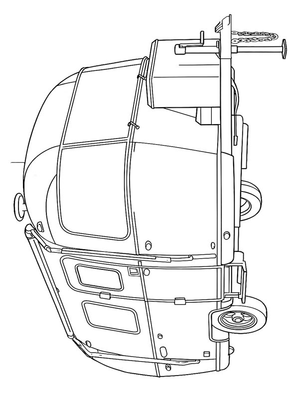 Airstream Bambi RV Colouring page