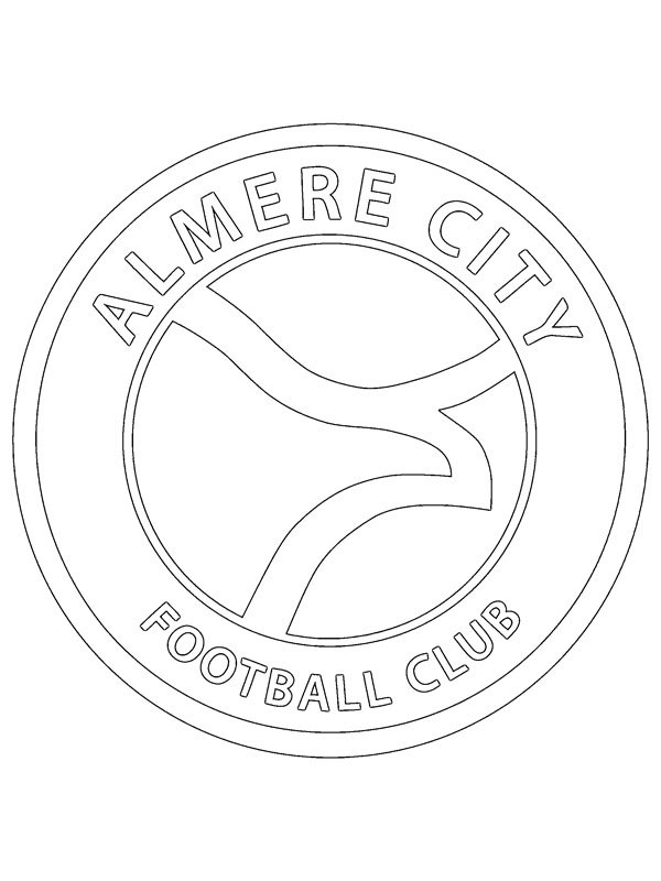 Almere City FC Colouring page