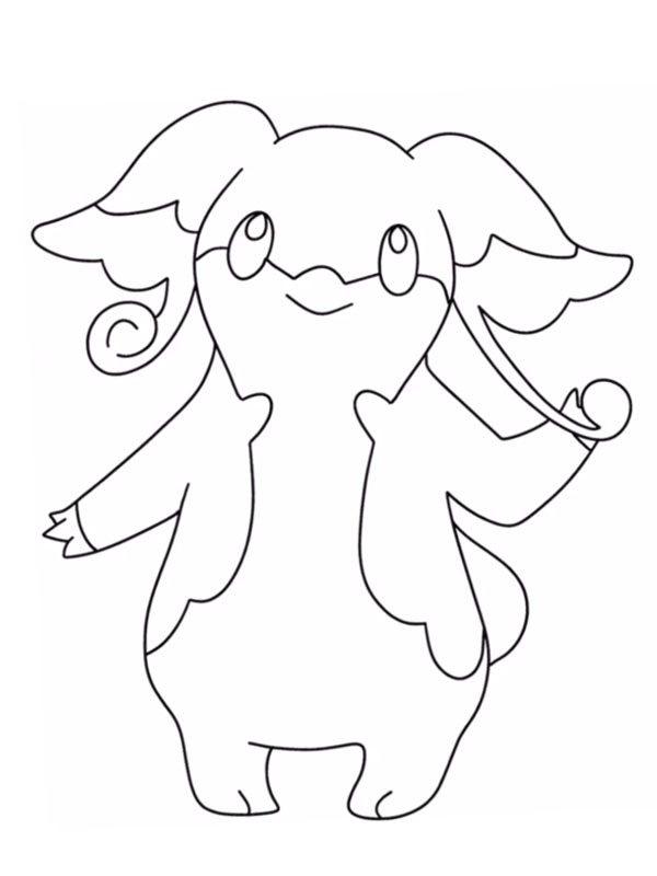 Audino (Pok&eacute;mon) Colouring page
