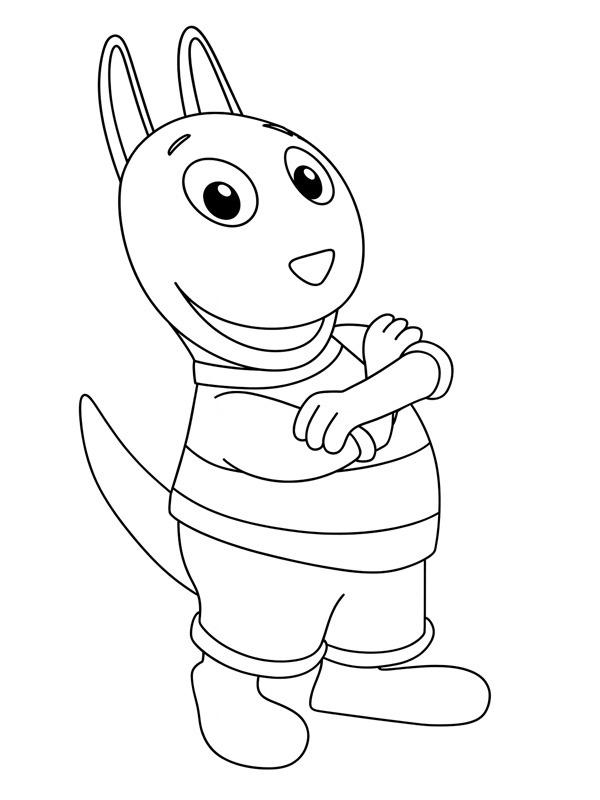 Austin (The Backyardigans) Colouring page