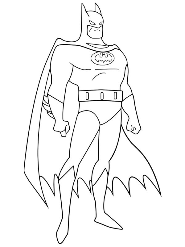 Batman Colouring page
