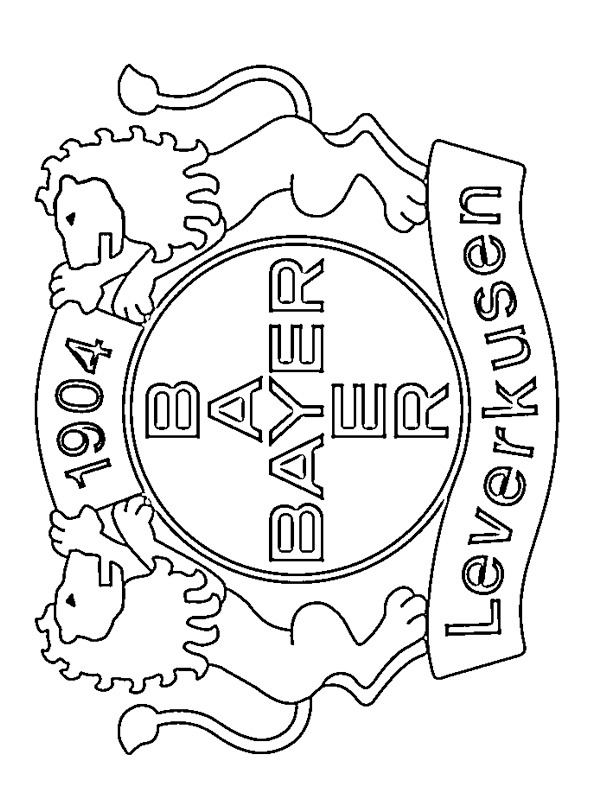 Bayer 04 Leverkusen Colouring page