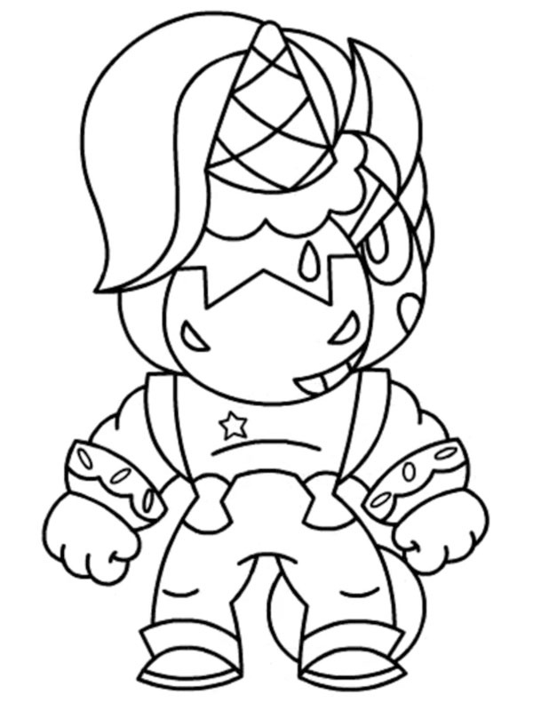 Berry Brawl Stars Colouring page