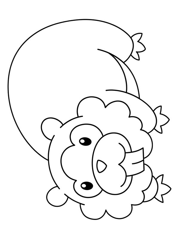 Bidoof (Pok&eacute;mon) Colouring page