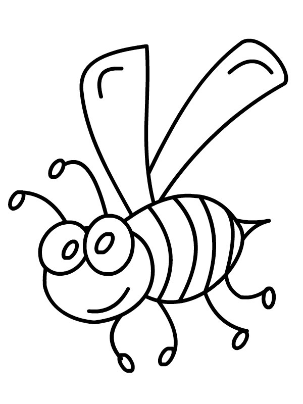 Bee Colouring page