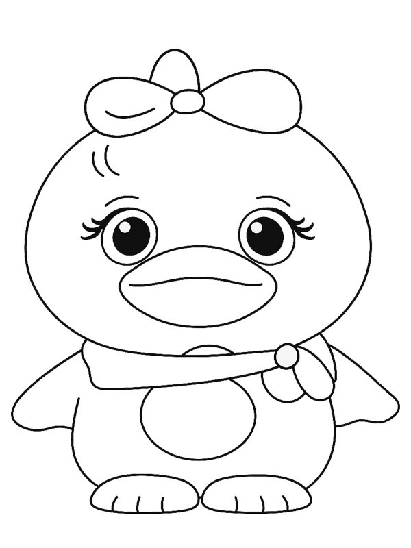 Blackpink Plush Lisa Colouring page