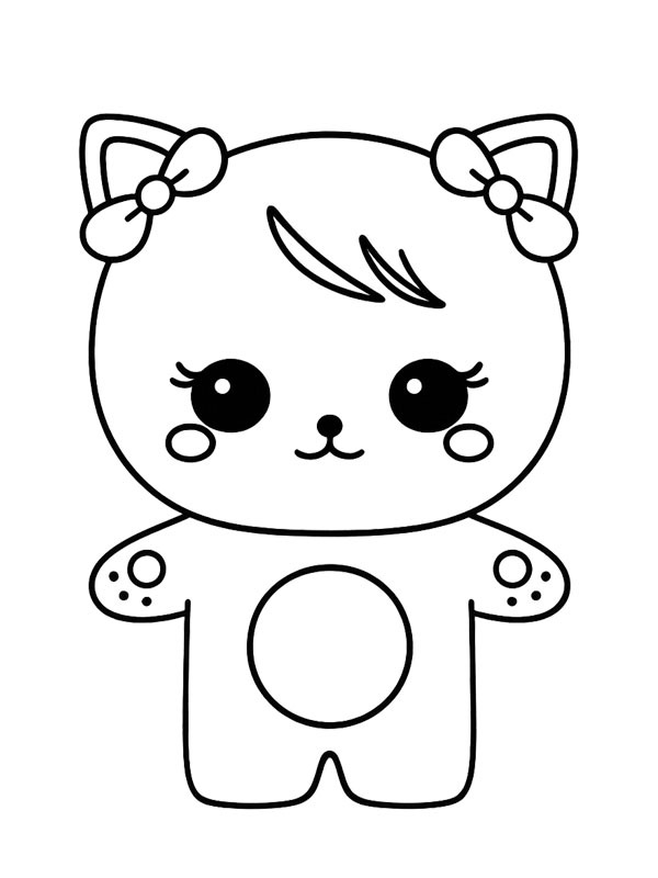 Blackpink Plush Rose Colouring page