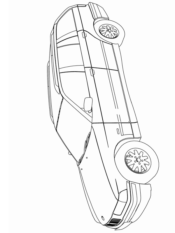 BMW 5 Serie Touring Colouring page