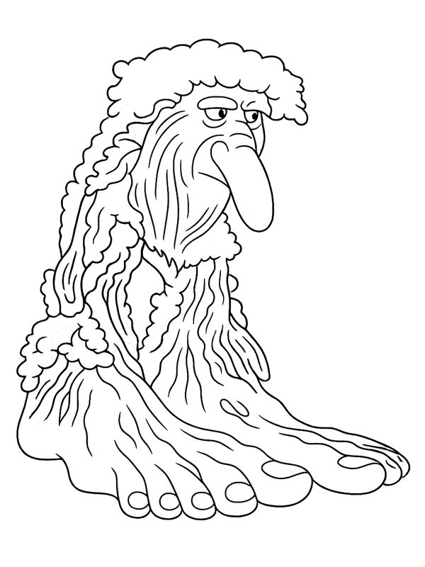 Brr Brr Patapim Colouring page