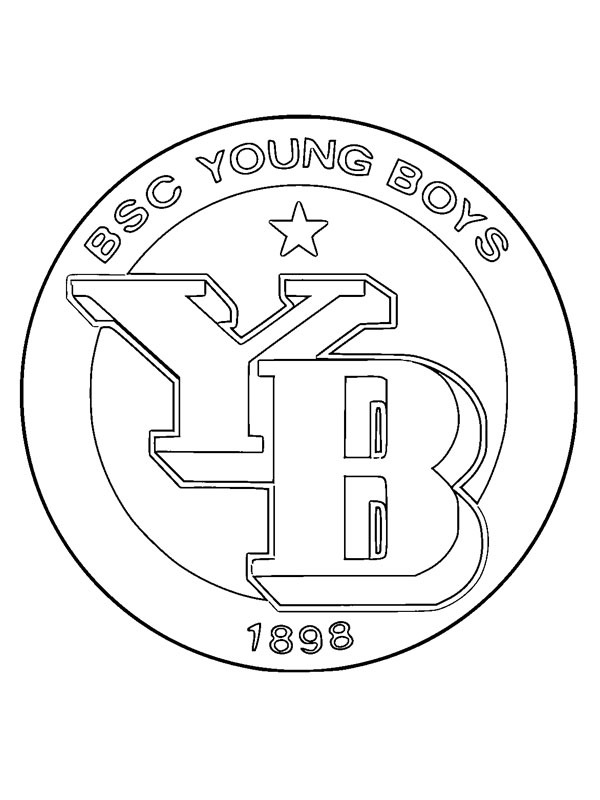 BSC Young boys Colouring page