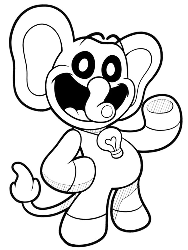 Bubba Bubbaphant Colouring page