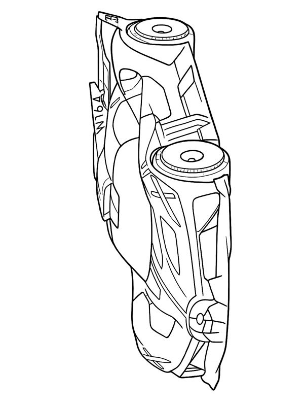 Bugatti Bolide Colouring page
