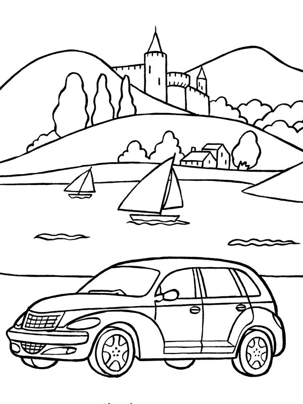 Chrysler PT Cruiser Colouring page