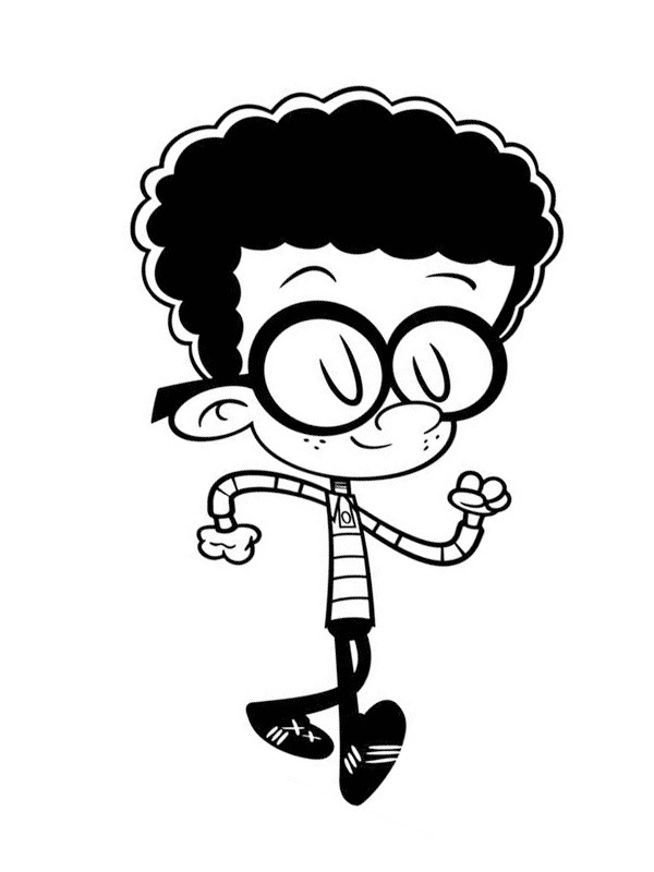 Clyde McBride The Loud House Colouring page