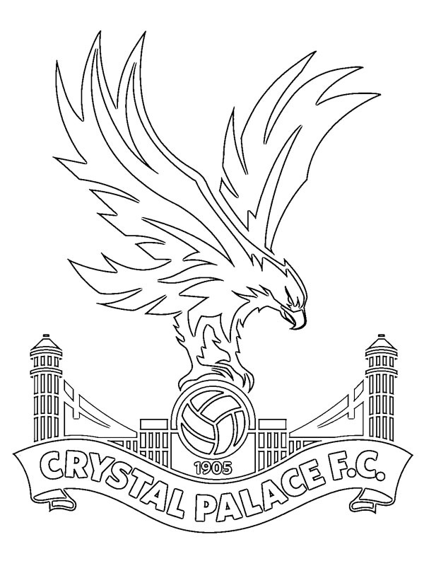 Crystal Palace FC Colouring page