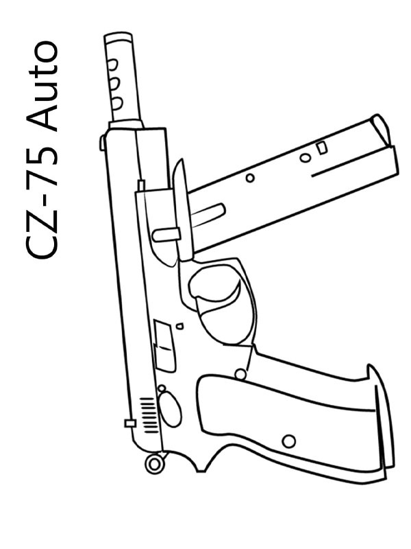 CZ 75 Automatic Colouring page
