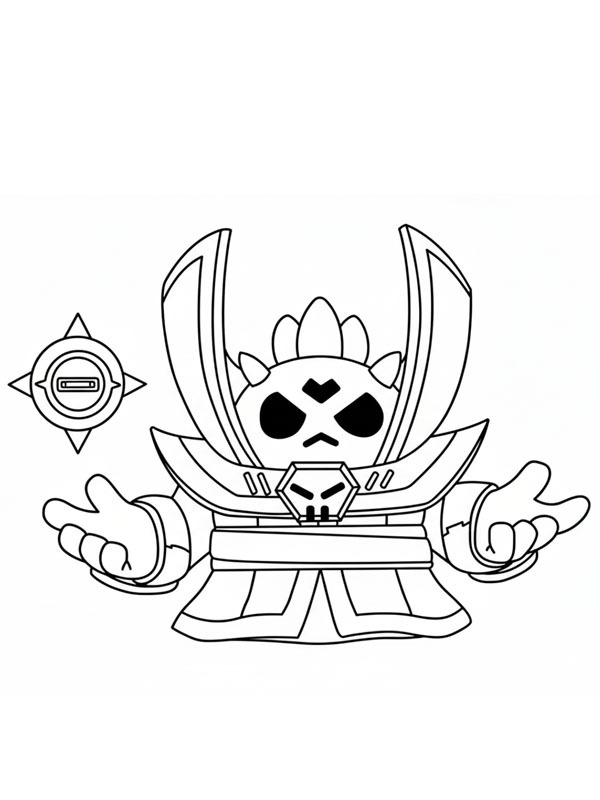 Dark Lord Spike Colouring page
