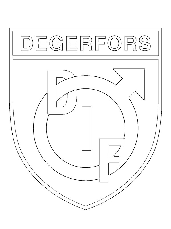 Degerfors IF Colouring page
