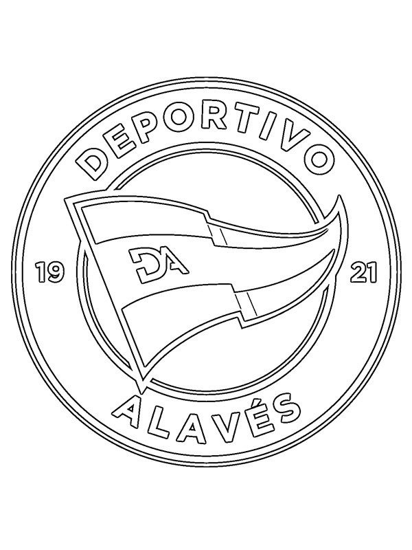 Deportivo Alavés Colouring page