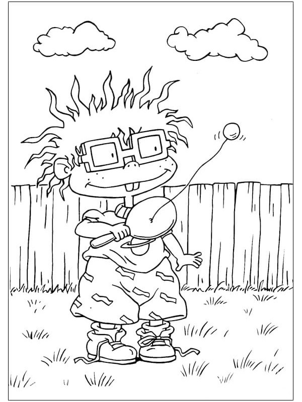 Chuckie Finster Colouring page